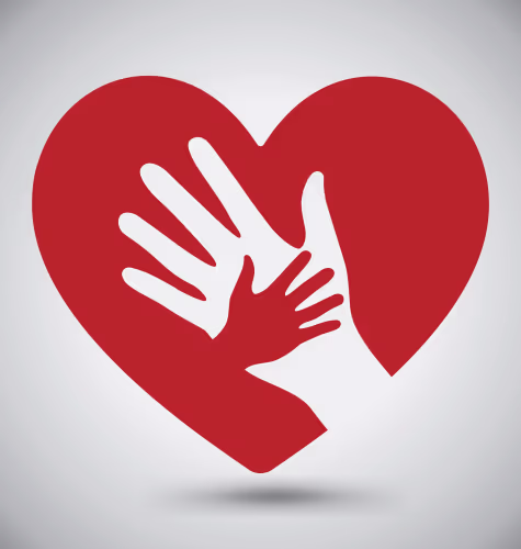 helping hands support and care vector 8304292 Donate
